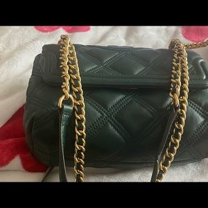 Authentic Hunter Green Tory Burch shoulder bag